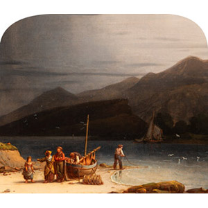 Robert Salmon (Scottish/American, 1775-1844) The Kyles of Bute, 1841