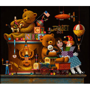 Charles Wysocki (American, 1928-2002) Fond Memories