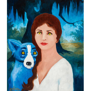 George Rodrigue (1944-2013) Caught Between Your Memory and Me (Kindred Spirits), 1995