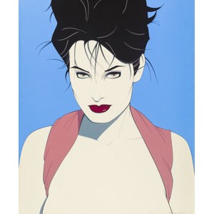 Patrick Nagel (American, 1945-1984) Untitled (Close Up - Heidi Sorenson), 1983