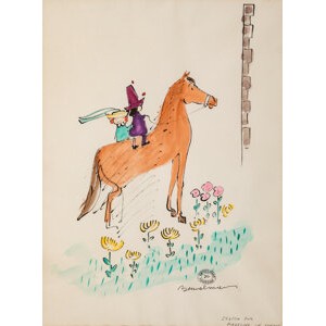 Ludwig Bemelmans (American, 1898-1962) Madeline and Pepito, Madeline in London, 1961