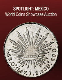 April 12 Spotlight: Mexico World Coins Showcase Auction