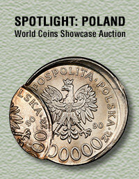 April 14 Spotlight: Poland World Coins Showcase Auction