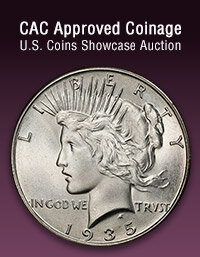 April 20 CAC Approved Coinage US Coins Showcase Auction
