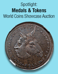 April 28 Spotlight: Medals & Tokens World Coins Showcase Auction