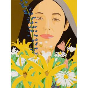 Alex Katz (b. 1927) Ada with Flowers, 1980