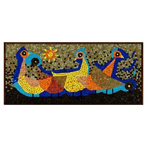 Evelyn Ackerman Rare Birds in Sun Mosaic, Model 502A, 1958