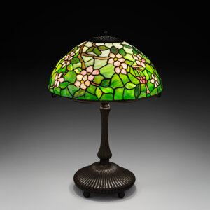 Tiffany Studios Early Apple Blossom Table Lamp, circa 1910
