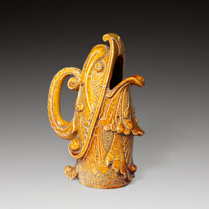 Robert Wallace Martin for Martin Brothers Fish-Form Pitcher, late 19th century