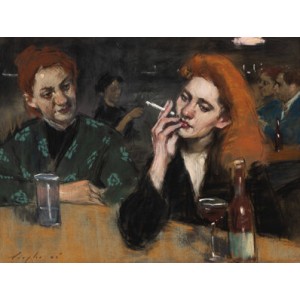 Malcolm Liepke (American, b. 1953) Girl Talk