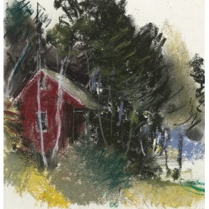 Wolf Kahn (American, 1927-2020) Daughter's Studio in Maine, 2007