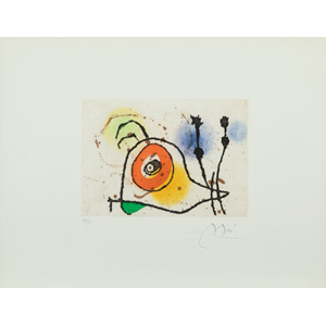 Joan Miró (1893-1983) Escargot enjoue, 1973