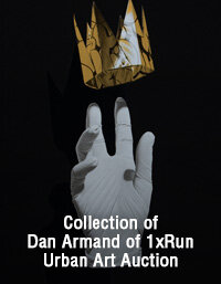April 8 Showcase featuring the Collection of Dan Armand of 1xRun Urban Art Auction