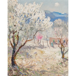 Fremont F. Ellis (American, 1897-1985) Spring Scene