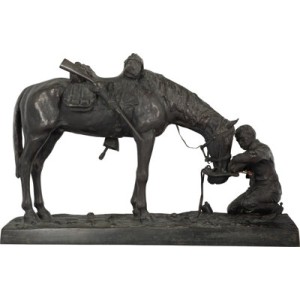 Charles Schreyvogel (American, 1861-1912) The Last Drop