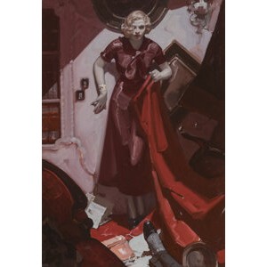 Mead Schaeffer (American, 1898-1980) Hide the Body, Cosmopolitan Combined with Hearst's International interior, January