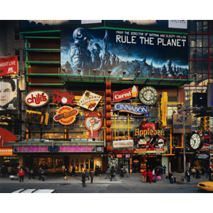 Andrew Moore (American, b. 1957) Rule the Planet, Times Square, 2002