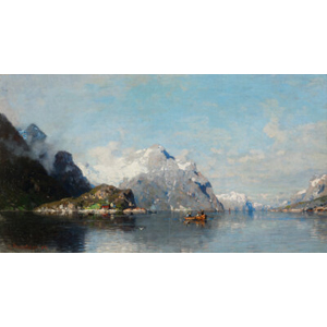 Georg Anton Rasmussen (Swedish, 1842-1914) Fjord, 1903