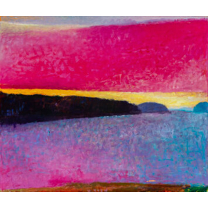 Wolf Kahn (American, 1927-2020) Evening Near Small Point, 1992