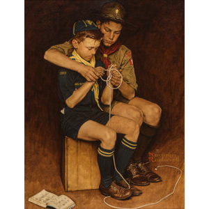 Norman Rockwell (American, 1894-1978) A Guiding Hand, 1945