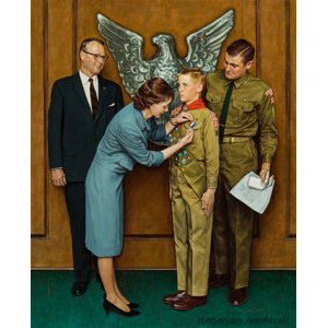 Norman Rockwell (American, 1894-1978) A Great Moment, 1965