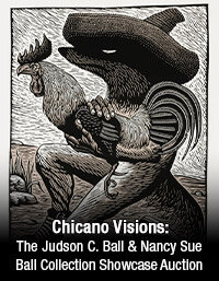 May 13 Chicano Visions: The Judson C. Ball & Nancy Sue Ball Collection of Modern & Contemporary Art Showcase Auction