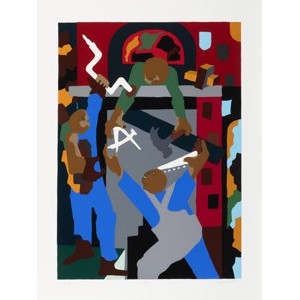 Jacob Lawrence (b. 1917-2000) Stained Glass Windows, 2000