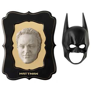 Matthew Perry 'Mattman' Framed 3D Portrait with Batman Mask from Jimmy Kimmel Live! (2016)