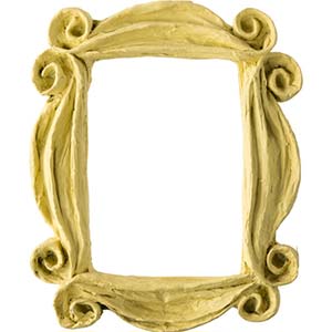 Friends (NBC TV, 1994-2004), Iconic Reproduction Peephole Frame, Personally Owned by Matthew Perry