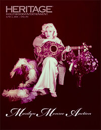 June 2 Marilyn Monroe Hollywood/Entertainment Signature Auction