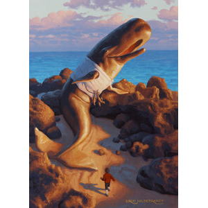 Greg Hildebrandt (American, 1939-2024) Whale in a Waistcoat, Davy and the Goblin interior, 1988
