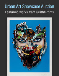 June 3 Urban Art Showcase Auction featuring works from Graffiti Prints