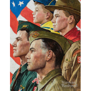 Norman Rockwell (American, 1894-1978) Growth of a Leader, 1966
