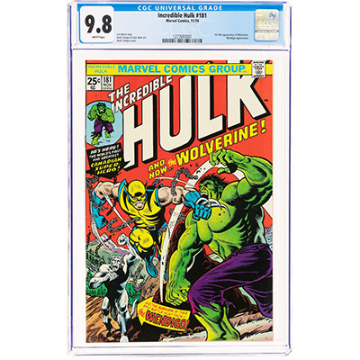 The Incredible Hulk No. 181 (Marvel, 1974) CGC NM/MT 9.8