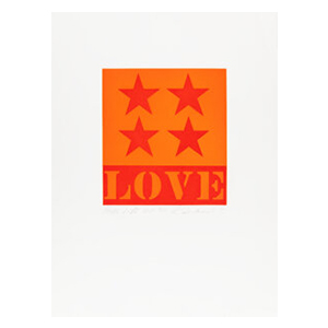 Robert Indiana (1928-2018) FIRST LOVE, 1991