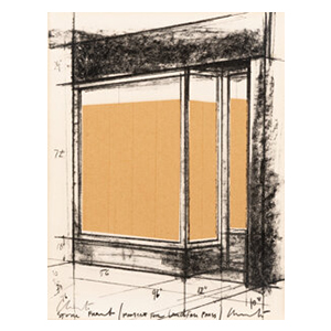 Christo (1935-2020) Storefront/Project for Landfall Press, 1978