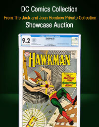June 26 - 27 DC Comics Collection From The Jack and Joan Homkow Private Collection  Showcase Auction