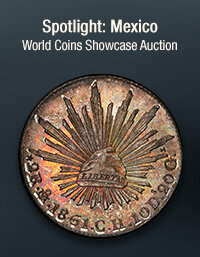 June 21 Spotlight: Mexico World Coins Showcase Auction