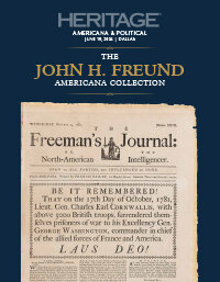 June 19 The John H. Freund Americana Collection Signature Auction