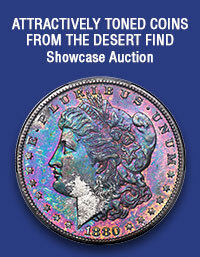 June 22 Attractively Toned Coins from The Desert Find Showcase Auction