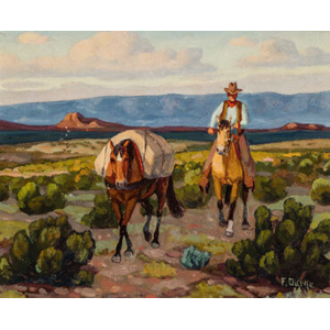 Fred Darge (American, 1900-1978) Coming Home From Town