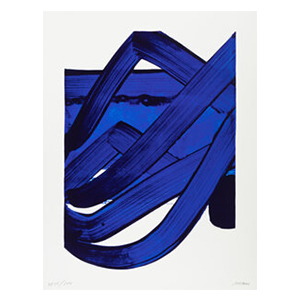Pierre Soulages (1919-2022) Composition, from Official Arts Portfolio of the XXIVth Olympiad, Seoul, Korea, 1988