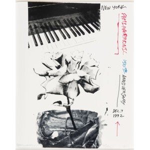 Robert Rauschenberg (1925-2008) Philharmonic 150th Anniversary, 1991