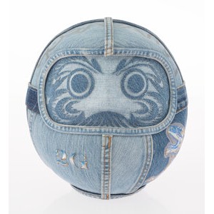 Hajime Sorayama x A. Craft (b. 1947) Denim Daruma, 2020