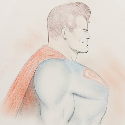 Joe Shuster's Lost Superman Art Revealed