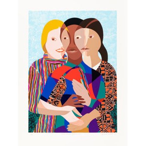 Elizabeth Catlett (1915-2012) Three Women of America, 1990
