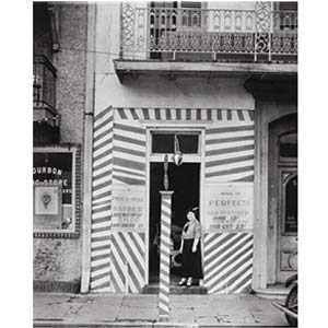 Walker Evans (American, 1903-1975) Barber Shop, New Orleans, 1936