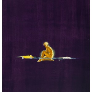 Barye Phillips (American, 1924-1969) Goldfinger, James Bond paperback cover, 1963