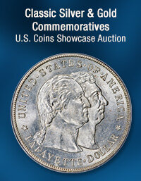 August 24 Classic Silver & Gold Commemoratives US Coins Showcase Auction