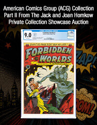 August 27 American Comics Group (ACG) Collection Part II From The Jack and Joan Homkow Private Collection Showcase Auction